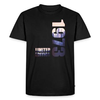 1973. Limited Edition T-Shirt Birthday Idea - Men's Premium Organic T-Shirt - black - Front - Nico (187cm)