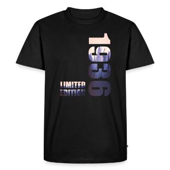 1936. Limited Edition T-Shirt Birthday Idea - Men's Premium Organic T-Shirt - black - Front - Nico (187cm)