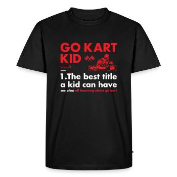 Sport Kid Définition Go Kart - T-shirt Premium bio Homme - noir - Devant - Nico (187cm)