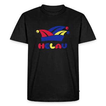 Carnival Narrenkappe Helau 1, 2 ou 3 couleurs - T-shirt Premium bio Homme - noir - Devant - Nico (187cm)