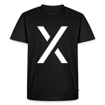X - T-shirt Premium bio Homme - noir - Devant - Nico (187cm)
