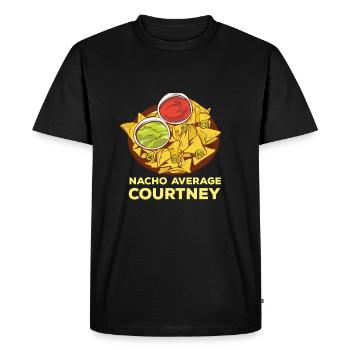 Vintage Foodies Funny Bday Personnalisé Mexique - T-shirt Premium bio Homme - noir - Devant - Nico (187cm)