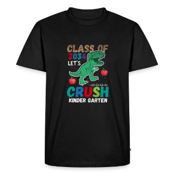 Prêt à écraser la maternelle 2034 Lust - T-shirt Premium bio Homme - noir - Devant - Nico (187cm)