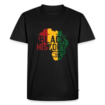 Honorer le passé en inspirant Zita drôle - T-shirt Premium bio Homme - noir - Devant - Nico (187cm)