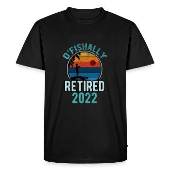 Citation amusante de Retraité 2022 Retraité - T-shirt Premium bio Homme - noir - Devant - Nico (187cm)