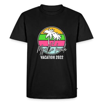 Myrtle Beach Carolina 2022 Vacances meilleure amie Fami - T-shirt Premium bio Homme - noir - Devant - Nico (187cm)