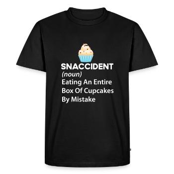 Cupcake Sncicate noun Fairy Cake Pastry Chef Ko - Men's Premium Organic T-Shirt - black - Front - Nico (187cm)