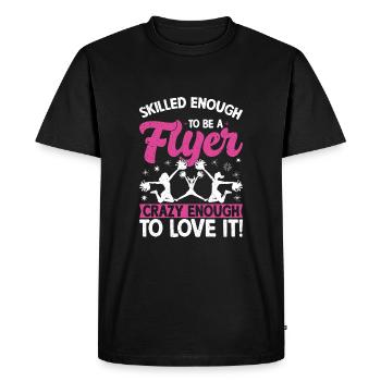 Assez intelligent pour faire une pom-pom girl amusante - T-shirt Premium bio Homme - noir - Devant - Nico (187cm)