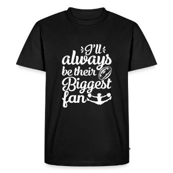 I will always be her biggest fan - Men's Premium Organic T-Shirt - black - Front - Nico (187cm)