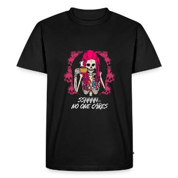 Personne ne se soucie du sarcasme citation sarcastique - T-shirt Premium bio Homme - noir - Devant - Nico (187cm)