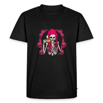 Omg no one cares sarcastic, funny sar - Men's Premium Organic T-Shirt - black - Front - Nico (187cm)