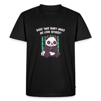 Did this shirt take me out in retirement, funny R - Men's Premium Organic T-Shirt - black - Front - Nico (187cm)