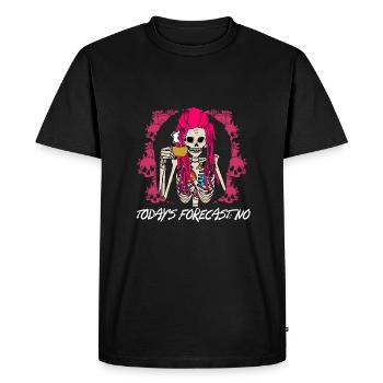 Nowadays predicts no sarcastic lust - Men's Premium Organic T-Shirt - black - Front - Nico (187cm)
