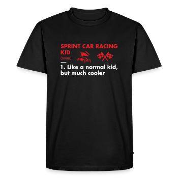 Sport Kid Définition Sprint Car Racing - T-shirt Premium bio Homme - noir - Devant - Nico (187cm)
