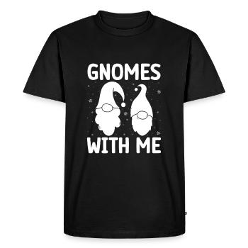 Gnome Costume Hommes Gnomes Avec Moi Gnome - T-shirt Premium bio Homme - noir - Devant - Nico (187cm)