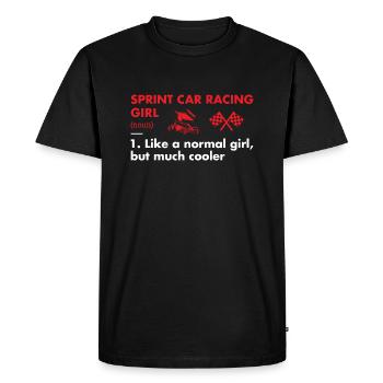 Sport Girl Definition Sprint Car Racing - T-shirt Premium bio Homme - noir - Devant - Nico (187cm)