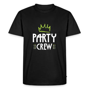 Équipe de fête - T-shirt Premium bio Homme - noir - Devant - Nico (187cm)
