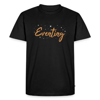 Rider Eventing - Men's Premium Organic T-Shirt - black - Front - Nico (187cm)