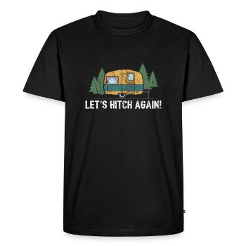 Let's Hitch Again cadeau - T-shirt Premium bio Homme - noir - Devant - Nico (187cm)