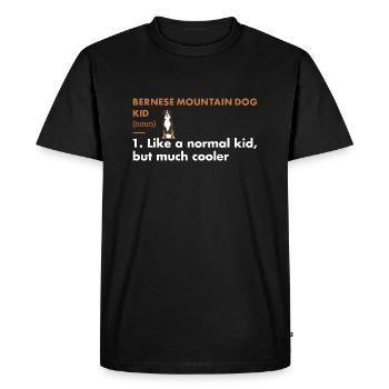 Définition de l’enfant de Bouvier Bernois - T-shirt Premium bio Homme - noir - Devant - Nico (187cm)