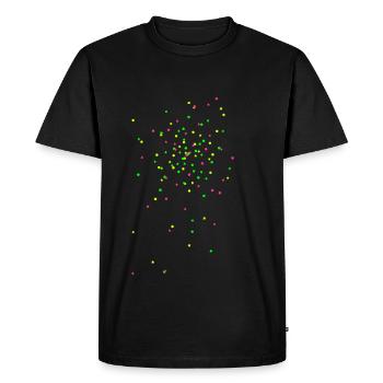chad Räppli flakes - Men's Premium Organic T-Shirt - black - Front - Nico (187cm)