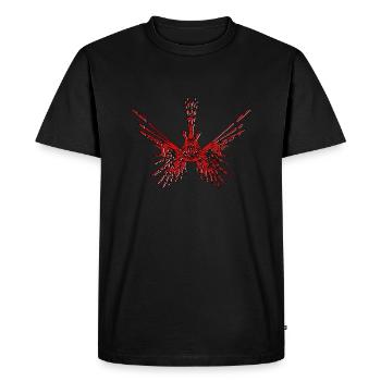 Dangerously beautiful lionfish - Men's Premium Organic T-Shirt - black - Front - Nico (187cm)