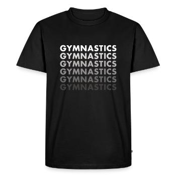 Gymnastique sportive - T-shirt Premium bio Homme - noir - Devant - Nico (187cm)