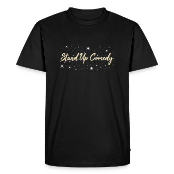Comédien Comédie Stand Up - T-shirt Premium bio Homme - noir - Devant - Nico (187cm)