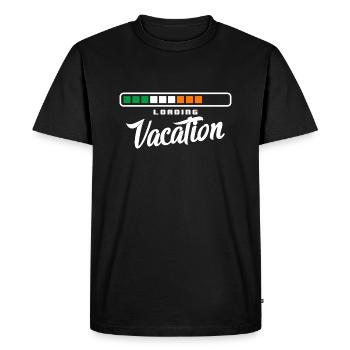 Irlande Flag Mode Vacances Drapeau irlandais Dublin - T-shirt Premium bio Homme - noir - Devant - Nico (187cm)