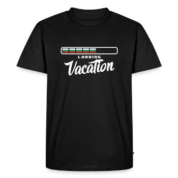 Drapeau bulgare Drapeau bulgare Sables d’or - T-shirt Premium bio Homme - noir - Devant - Nico (187cm)