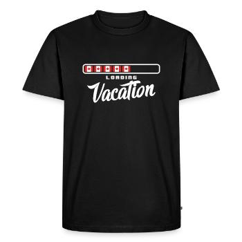 Drapeau du Canada Feuille d’érable Drapeau canadien Canada - T-shirt Premium bio Homme - noir - Devant - Nico (187cm)