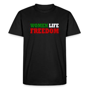 Women life freedom - T-shirt Premium bio Homme - noir - Devant - Nico (187cm)