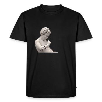Roman boy - Men's Premium Organic T-Shirt - black - Front - Nico (187cm)