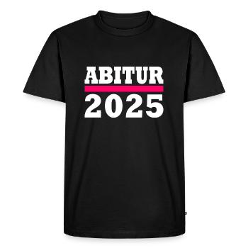 Abitur 2025 - T-shirt Premium bio Homme - noir - Devant - Nico (187cm)