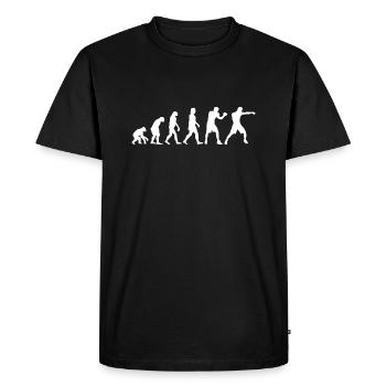 Gants de boxe Evolution Boxer cadeau de boxe - T-shirt Premium bio Homme - noir - Devant - Nico (187cm)