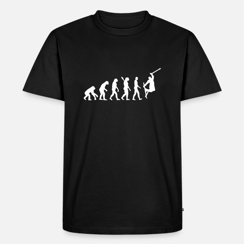 Evolution Ski - Men's Premium Organic T-Shirt - black
