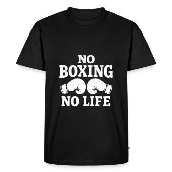 No Boxing No Life Boxing Gloves Boxing Gloves - Men's Premium Organic T-Shirt - black - Front - Nico (187cm)