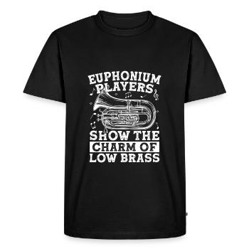 Spectacle de baryton Le charme des cuivres graves - T-shirt Premium bio Homme - noir - Devant - Nico (187cm)