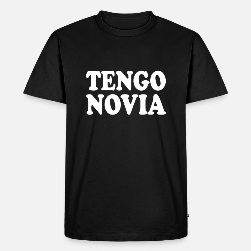 Ich habe eine Freundin - Männer Premium Bio T-Shirt - Schwarz