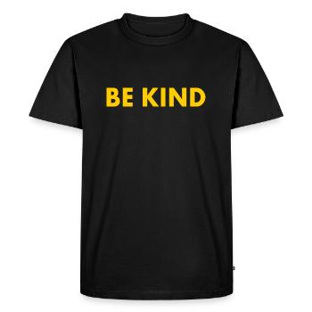 Be kind - T-shirt Premium bio Homme - noir - Devant - Nico (187cm)