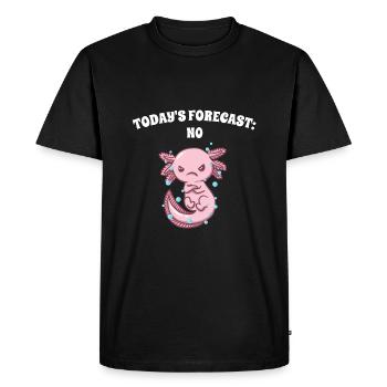Nowadays predicts no sarcastic lust - Men's Premium Organic T-Shirt - black - Front - Nico (187cm)