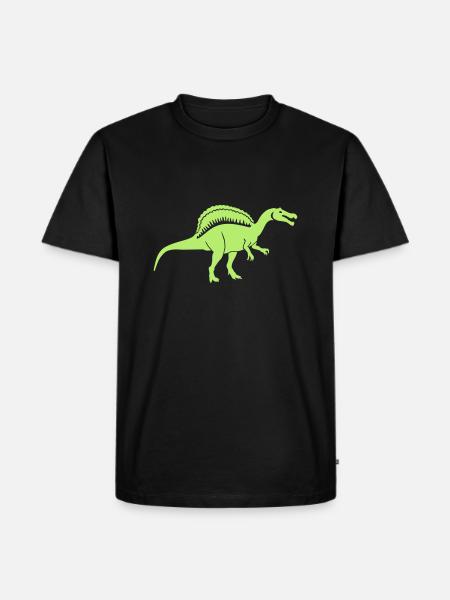 Spinosaurus - Männer Premium Bio T-Shirt - Schwarz
