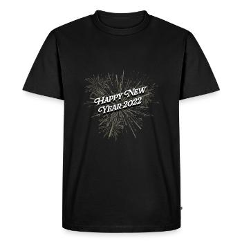 Bonne année 2022 Nye Family Réveillon du Nouvel An Verwa - T-shirt Premium bio Homme - noir - Devant - Nico (187cm)