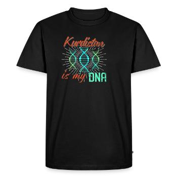Kurdistan home gift idea - Men's Premium Organic T-Shirt - black - Front - Nico (187cm)
