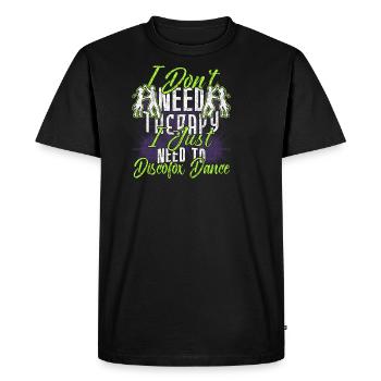 discofox - T-shirt Premium bio Homme - noir - Devant - Nico (187cm)