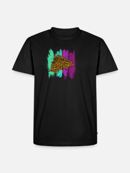 train - Men's Premium Organic T-Shirt - black
