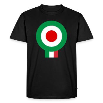 Italia - T-shirt Premium bio Homme - noir - Devant - Nico (187cm)