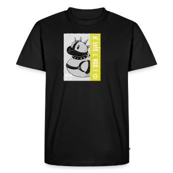 Punk rubber duck toy Sarcasm Quote - Men's Premium Organic T-Shirt - black - Front - Nico (187cm)