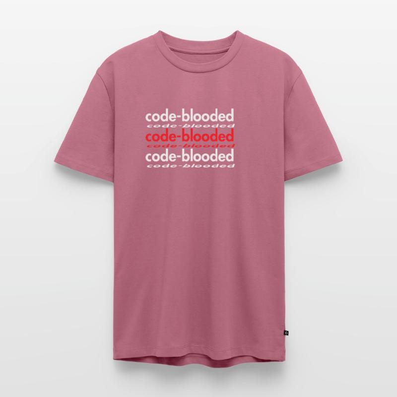 Code Blooded Programmeur Codage Informatique T-shirt Premium bio Homme