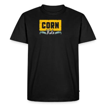 Cornhole - T-shirt Premium bio Homme - noir - Devant - Nico (187cm)